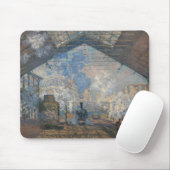 Tapis De Souris Claude Monet - Gare Saint-Lazare Vue extérieure (Avec souris)