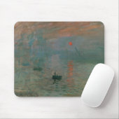 Tapis De Souris Claude Monet - Impression, lever de soleil (Avec souris)