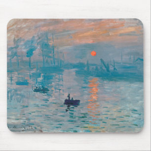 Tapis De Souris Claude Monet Impression Lever du Soleil Français