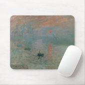 Tapis De Souris Claude Monet Impression Soleil levant (soleil leva (Avec souris)