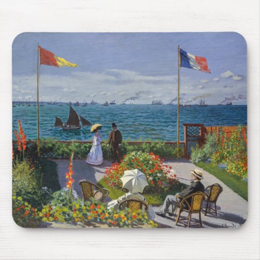 Tapis De Souris Claude Monet - Jardin de Sainte-Adresse (Devant)