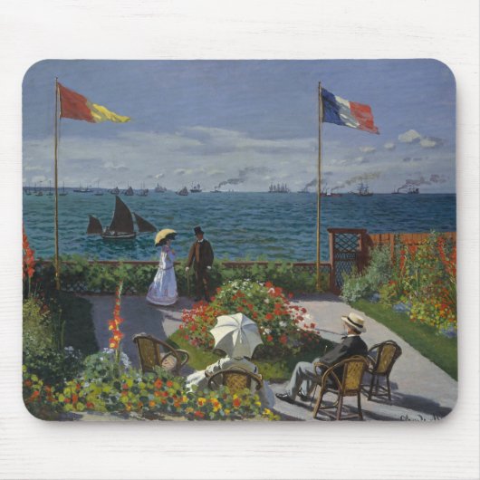 Tapis De Souris Claude Monet - Jardin de Sainte-Adresse (Devant)