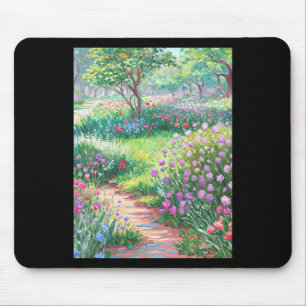 Tapis De Souris Claude Monet Le Jardin De L'artiste À Giverny Auto
