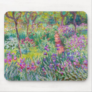 Tapis De Souris Claude Monet - Le jardin d'Iris à Giverny