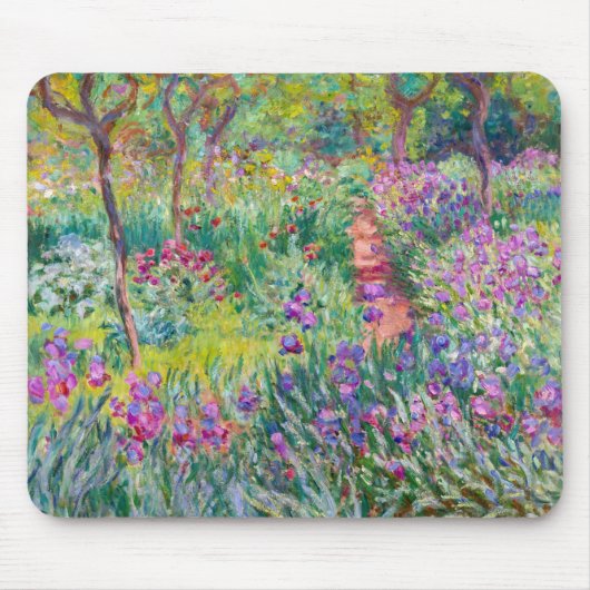 Tapis De Souris Claude Monet - Le jardin d'Iris à Giverny (Devant)