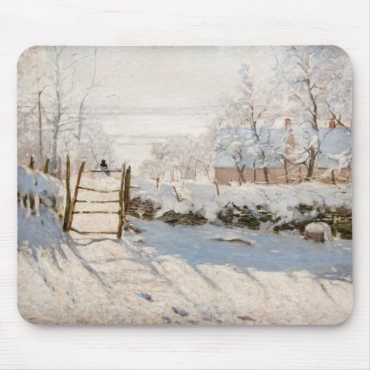Tapis De Souris Claude Monet - Le Magpie (Devant)