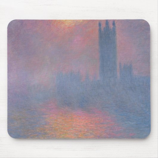 Tapis De Souris Claude Monet | les Chambres du Parlement, Londres (Devant)