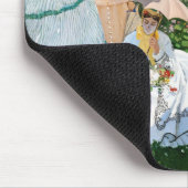Tapis De Souris Claude Monet - Les femmes dans le jardin (Coin)