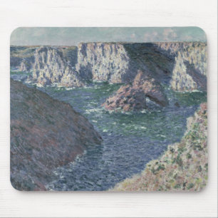 Tapis De Souris Claude Monet les roches au Belle-Ile, 1886