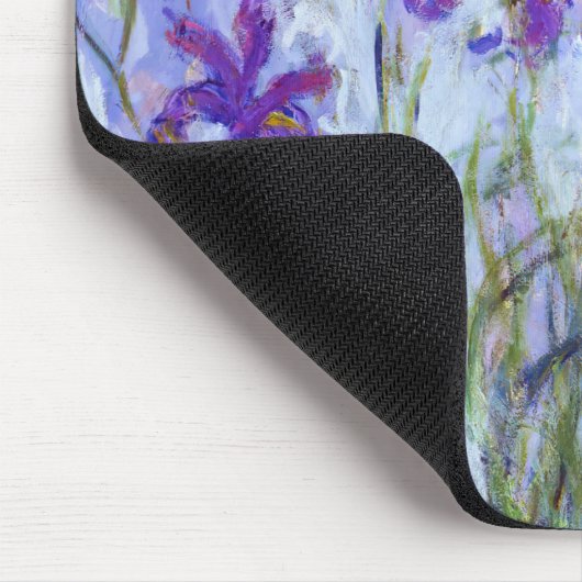 Tapis De Souris Claude Monet - Lilac Irises / Iris Mauves (Coin)