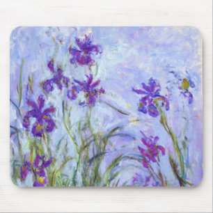 Tapis De Souris Claude Monet - Lilac Irises / Iris Mauves