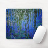 Tapis De Souris Claude Monet - Lys d'eau avec saule plumant (Avec souris)