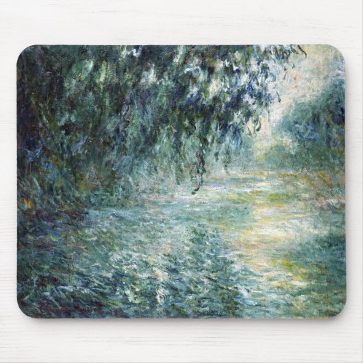 Tapis De Souris Claude Monet Matin sur la Seine (Devant)
