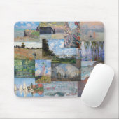 Tapis De Souris Claude Monet - Patchwork de chefs-d'oeuvre (Avec souris)