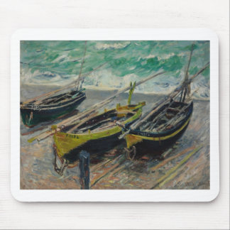 Tapis De Souris Claude Monet peignant la nature artistique de toil