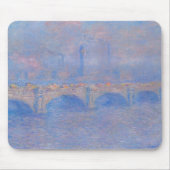 Tapis De Souris Claude Monet Pont de Waterloo Impression Soleil Ar (Devant)