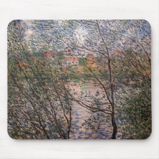 Tapis De Souris Claude Monet - Printemps à travers les branches (Devant)