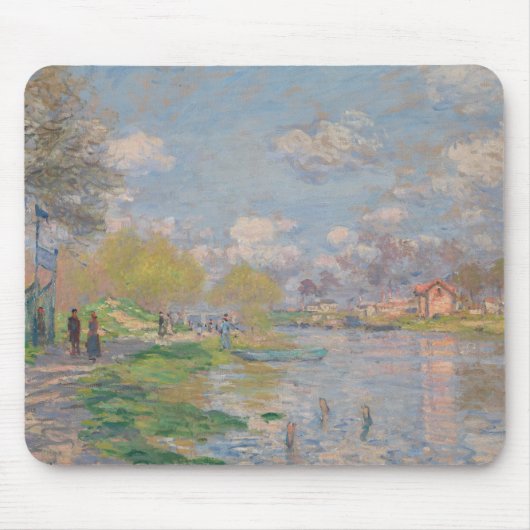 Tapis De Souris Claude Monet - Printemps de la Seine (Devant)