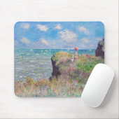 Tapis De Souris Claude Monet - Promenade Cliff à Pourville (Avec souris)