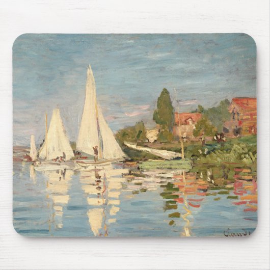 Tapis De Souris Claude Monet| Regatta at Argenteuil, c.1872 (Devant)