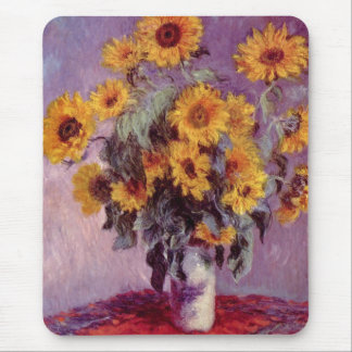 Tapis De Souris Claude Monet // Tournesols