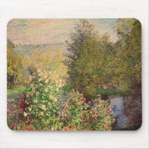 Tapis De Souris Claude Monet   un coin du jardin chez Montgeron