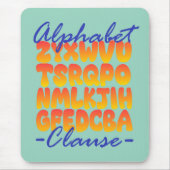 Tapis De Souris Clause Alphabet dans la programmation Cobol (Devant)
