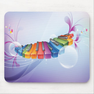 Tapis De Souris Clavier abstrait coloré