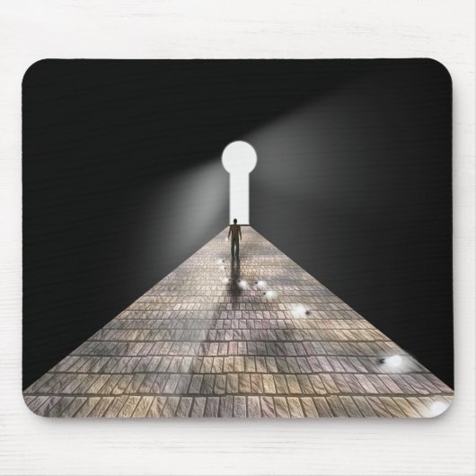 Tapis De Souris Clavier dans l'espace (Devant)