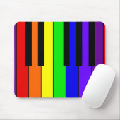 Tapis De Souris Clavier d'arc-en-ciel (Avec souris)
