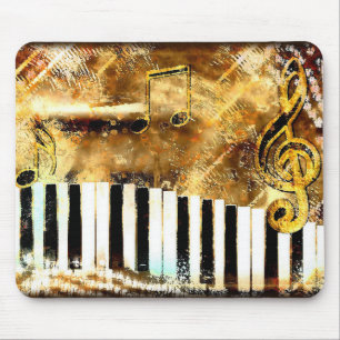 Tapis De Souris Clavier d'or, thème musical,