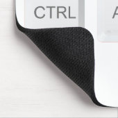 Tapis De Souris Clavier d'ordinateur CTRL ALT DEL de SlipperyJoe (Coin)