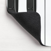 Tapis De Souris Clavier Piano Noir & Blanc Design Mousepad (Coin)