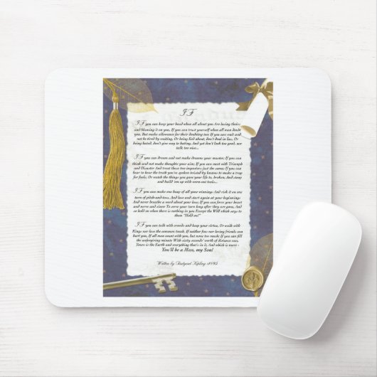 Tapis De Souris Clé à l'avenir SI par Rudyard Kipling (Avec souris)