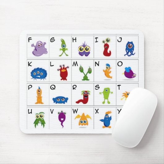 Tapis De Souris Clé de code - monstres (Avec souris)