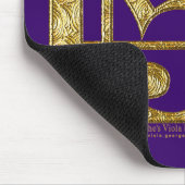 Tapis De Souris Clef d'alto d'or (Coin)