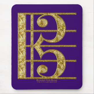 Tapis De Souris Clef d'alto d'or