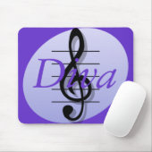 Tapis De Souris Clef triple, diva (Avec souris)