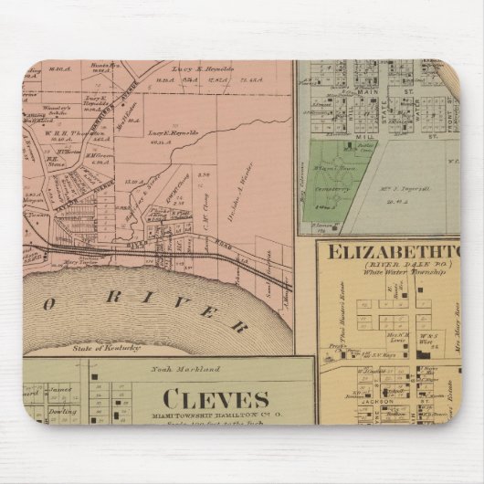 Tapis De Souris Clefs, North Bend, Ohio (Devant)