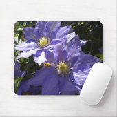 Tapis De Souris Clematis Periwinkle et mousepad Bee (Avec souris)
