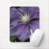 Tapis De Souris Clematis pourpre Mousepad (Avec souris)