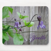 Tapis De Souris Clematis Roguchi Personnalisé Mousepad (Devant)