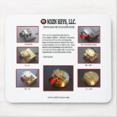 TAPIS DE SOURIS CLÉS DE N3ZN, AFFICHE MOUSEPAD DE LLC (Devant)