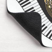 Tapis De Souris Clés de tourbillonnement de piano (Coin)