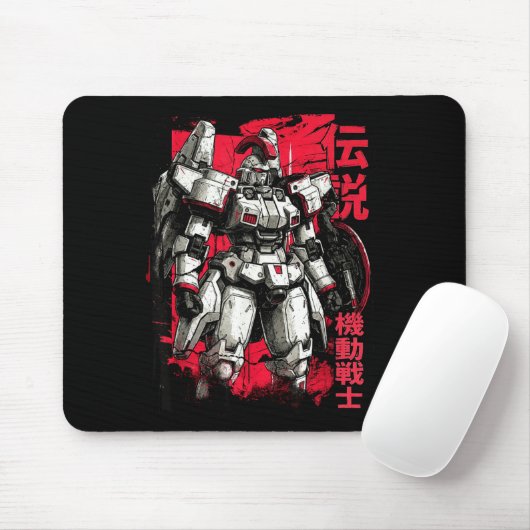 Tapis De Souris Clic Japanese Legendary Mecha Warrior Robot  (Avec souris)