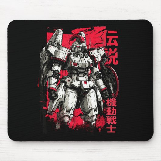 Tapis De Souris Clic Japanese Legendary Mecha Warrior Robot  (Devant)