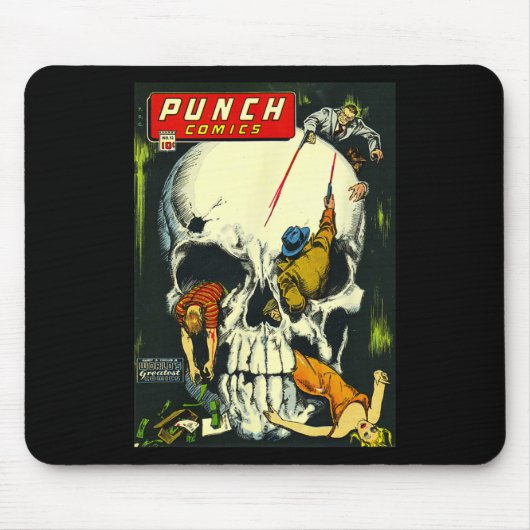 Tapis De Souris Clic Monster Poster Horror Comic Book (Devant)