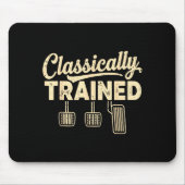 Tapis De Souris Clically Trained Retro Racing Three Pedals Manual  (Devant)