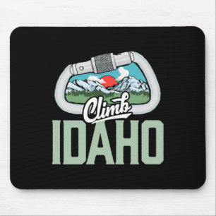 Tapis De Souris Climb Idaho - Escalade Rétro sur Roche Vintage Mou