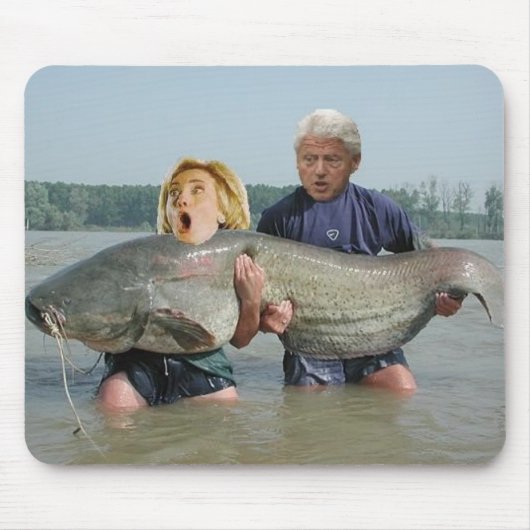 Tapis De Souris Clinton de poisson Mousepad (Devant)